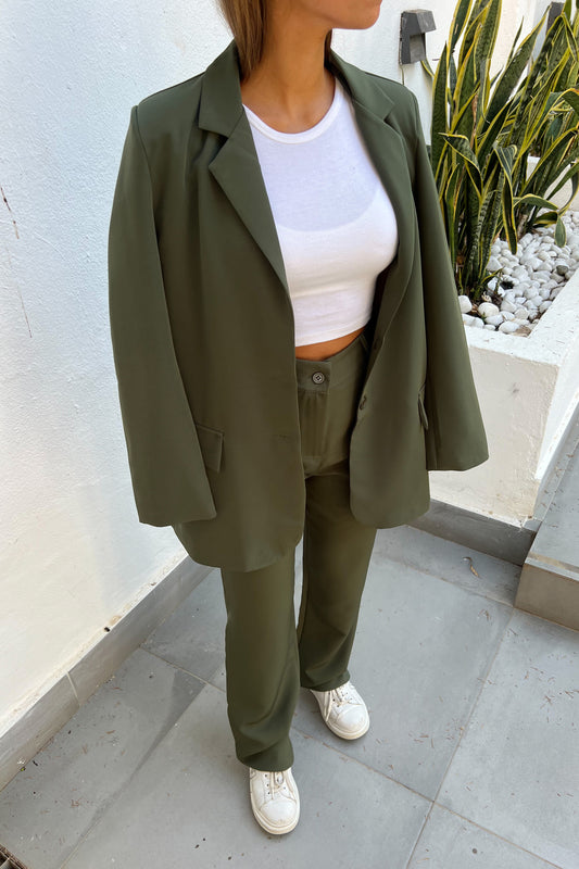 Blazer kaki JULIETTE