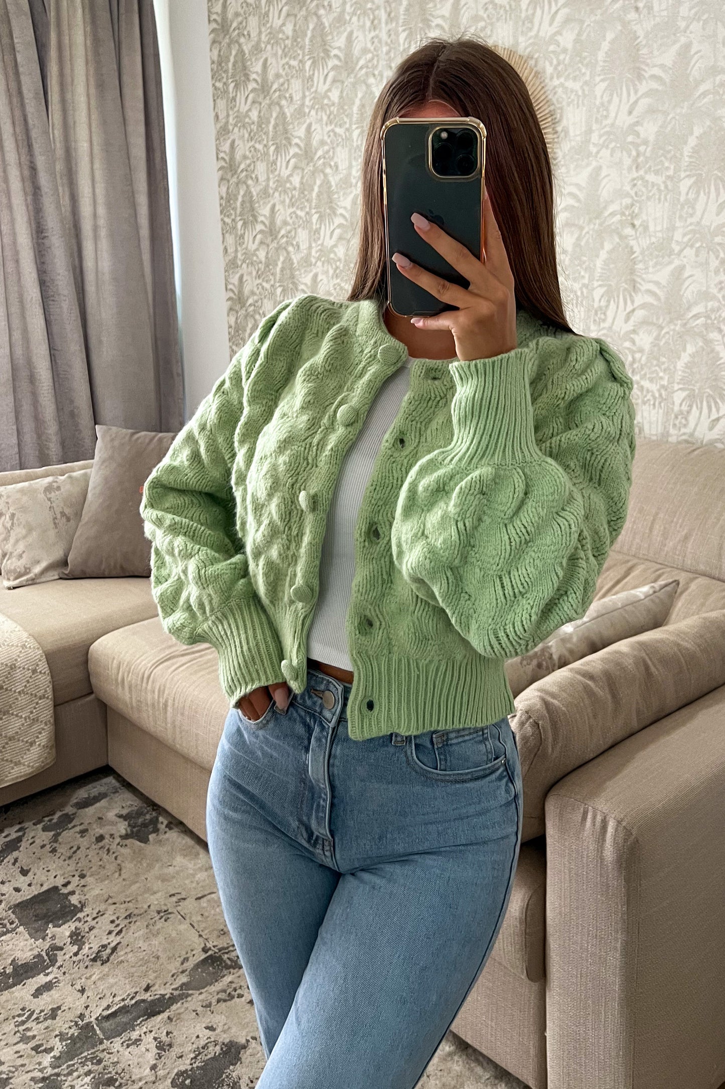 Gilet BLAIR vert menthe