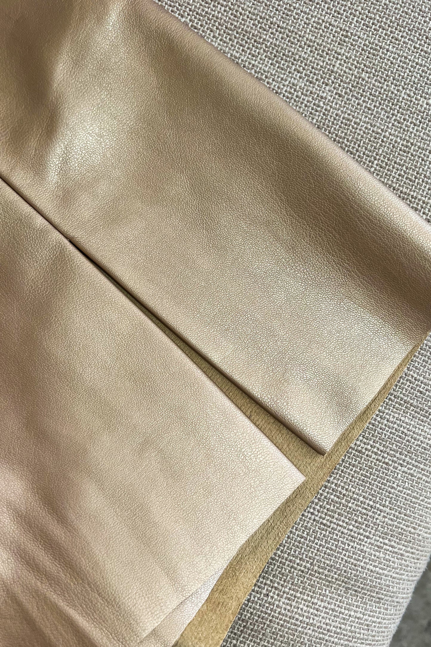 Jupe-short métallisée dorée