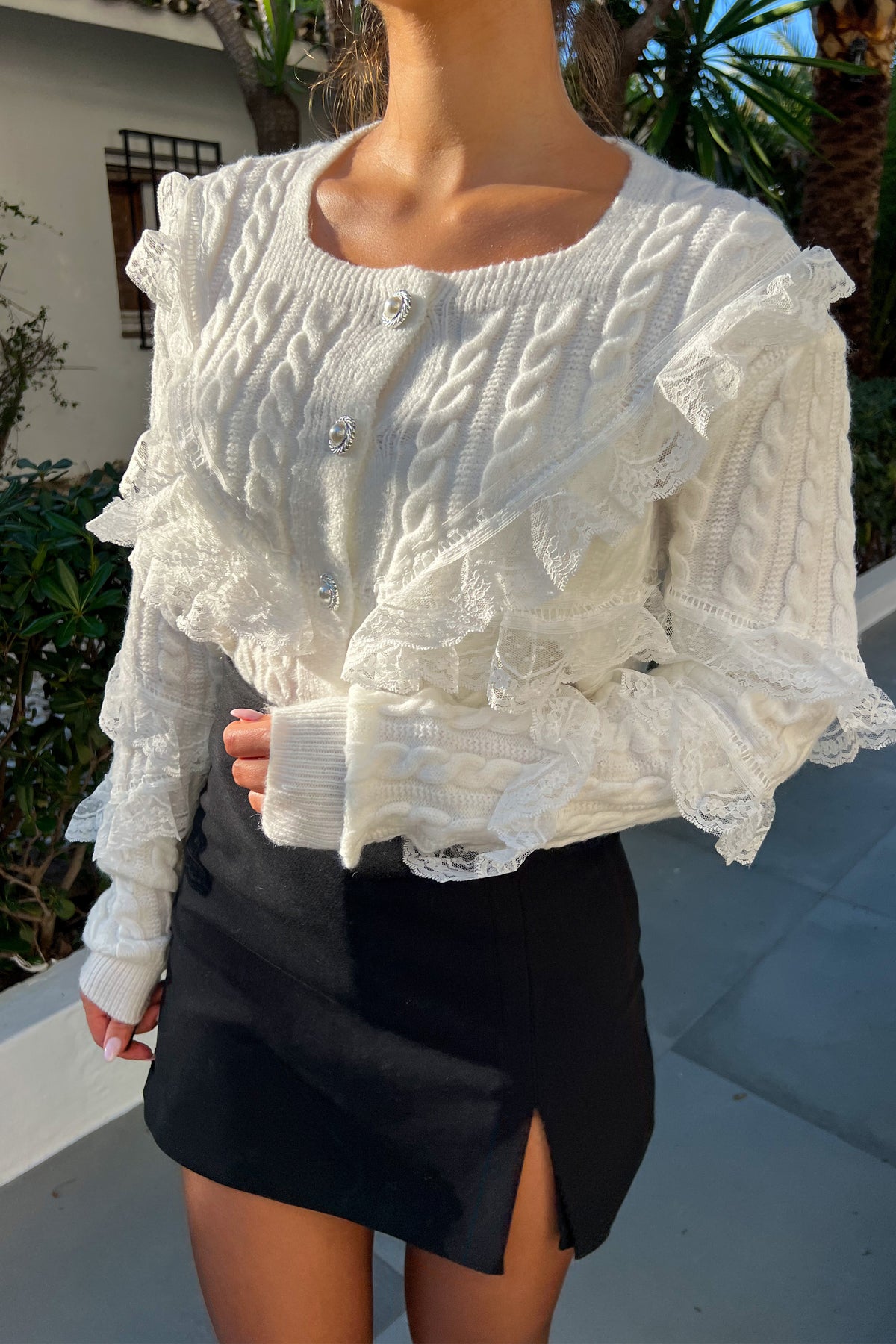 Gilet blanc LOLA
