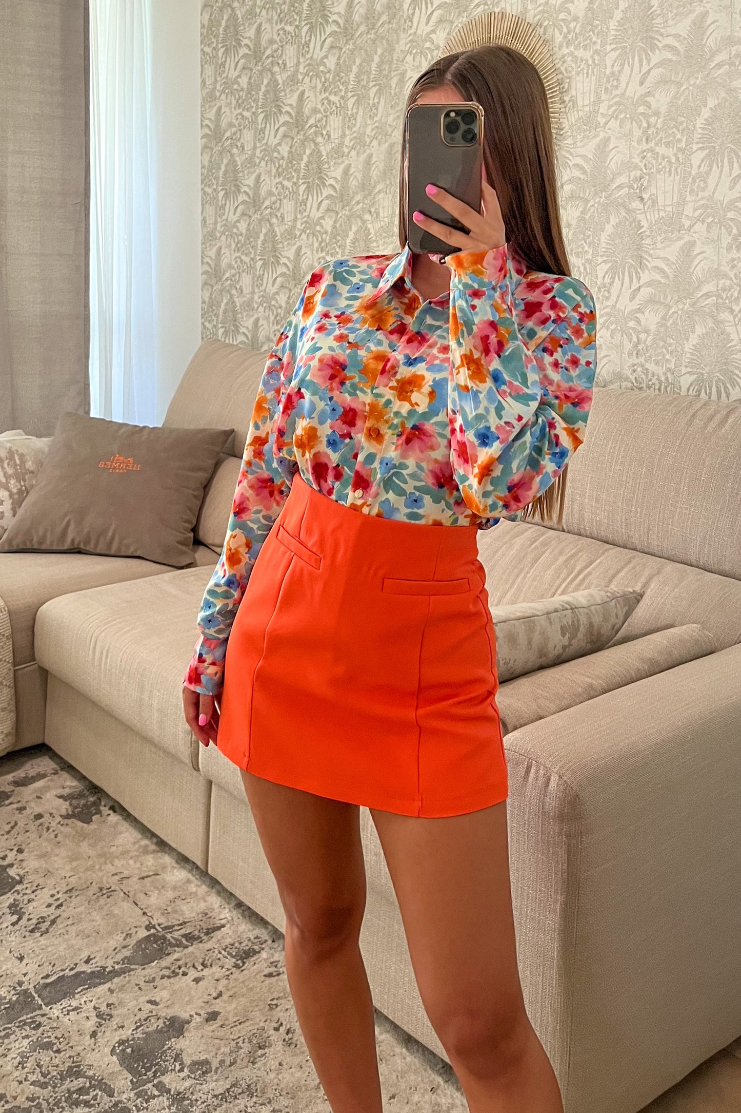 Jupe-short ORANGE