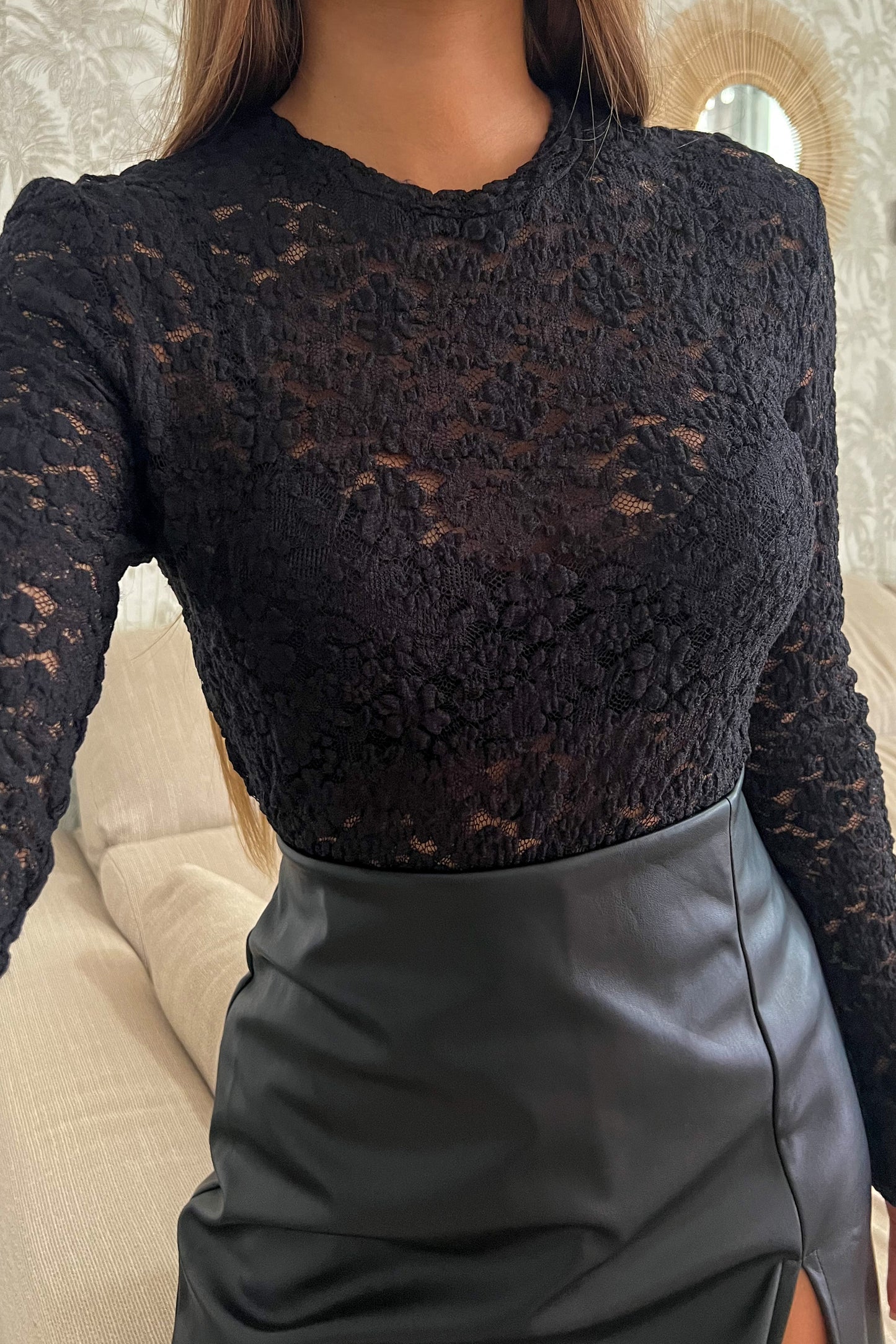 Blouse DENTELLE noire