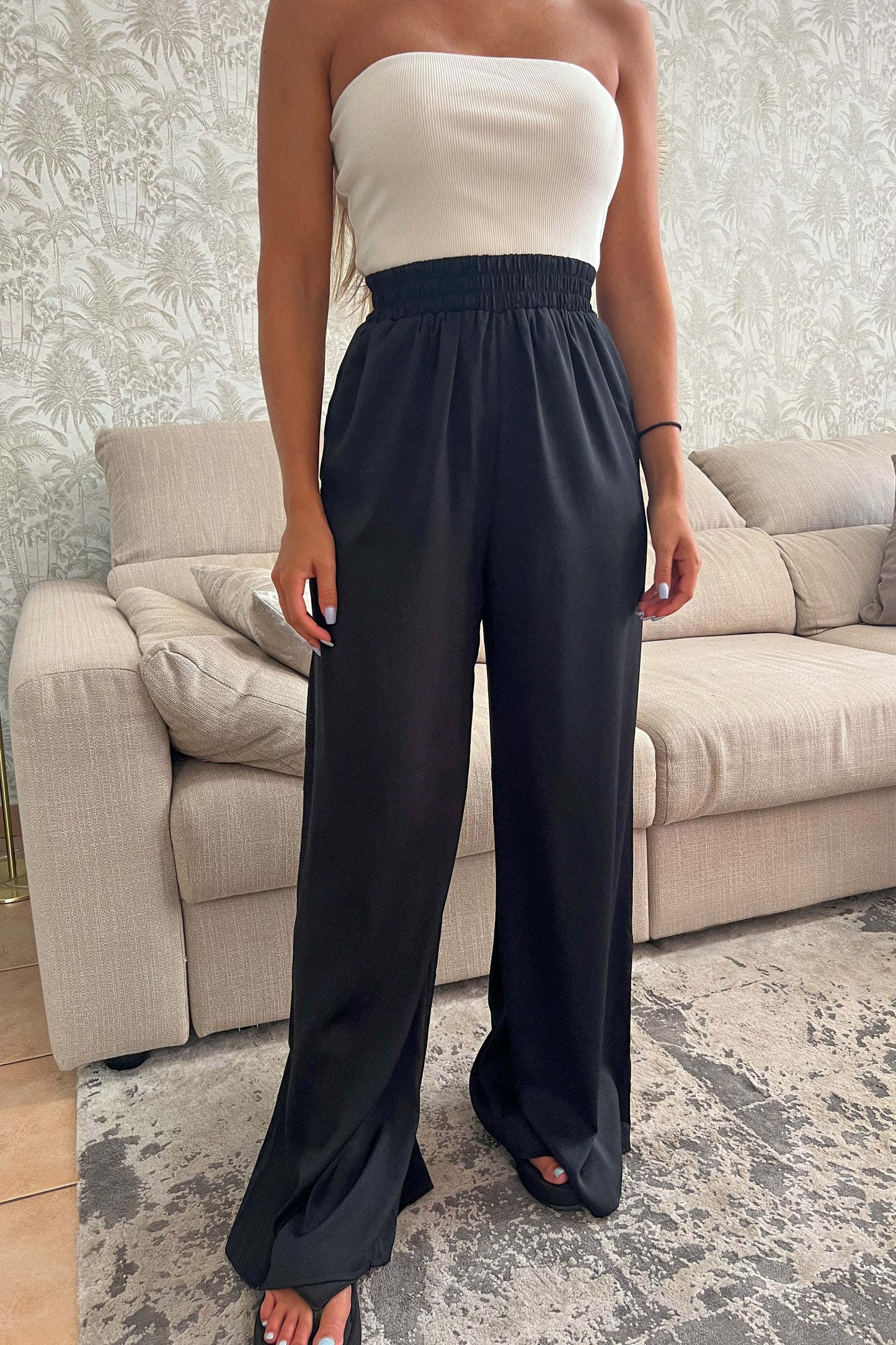 Pantalon fluide NOIR