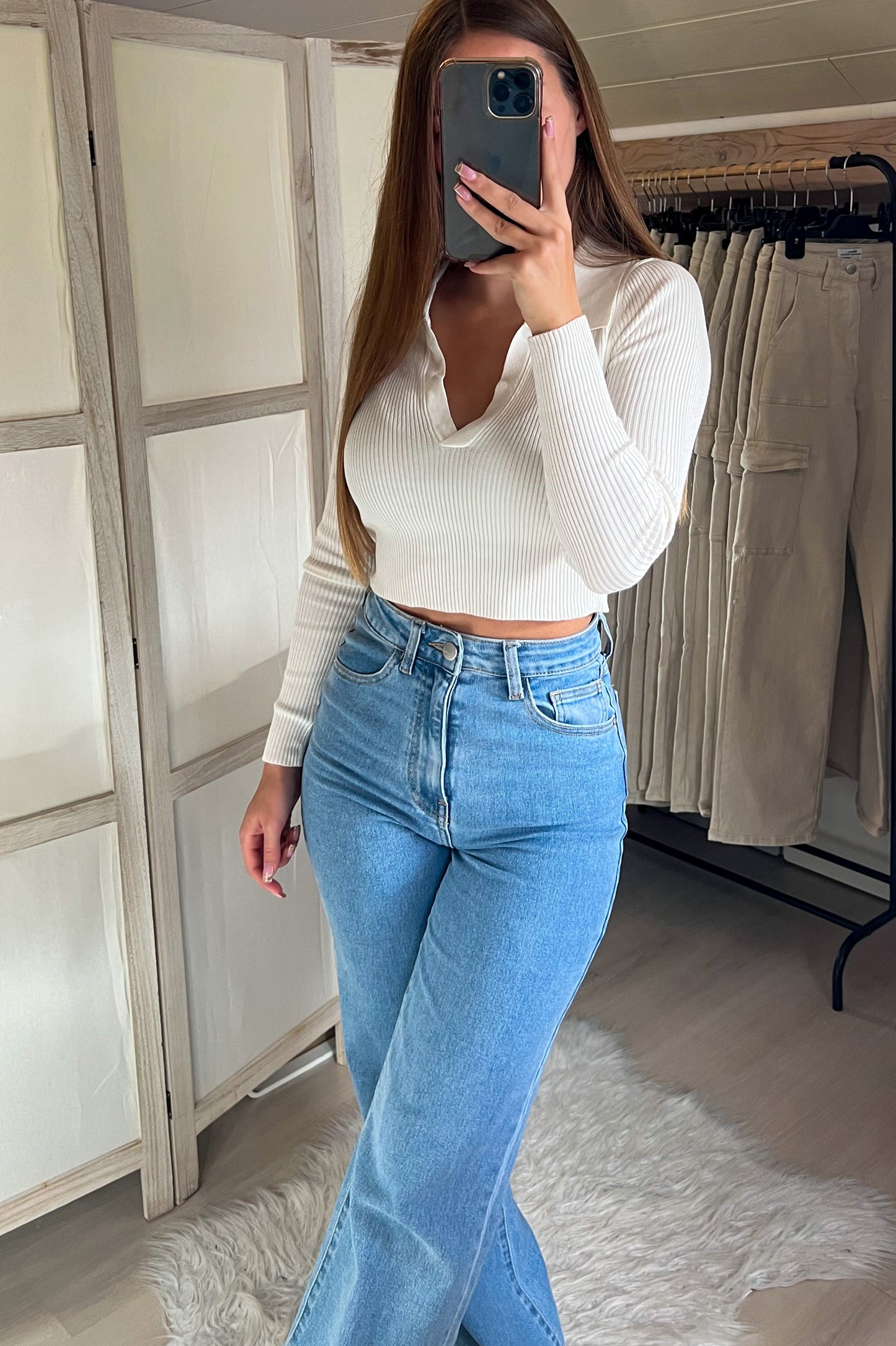 Jeans wide leg GIO