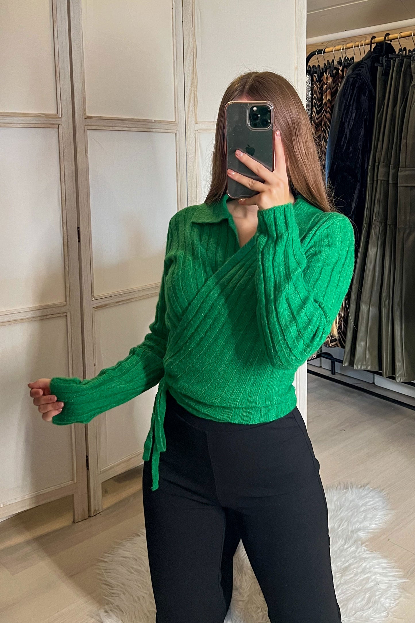 Gilet cache-coeur VERT