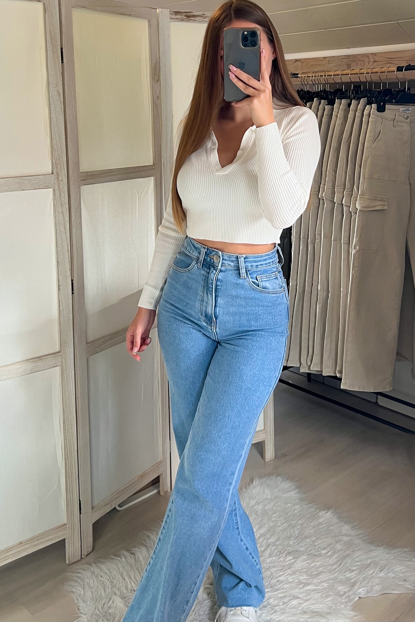 Jeans wide leg GIO