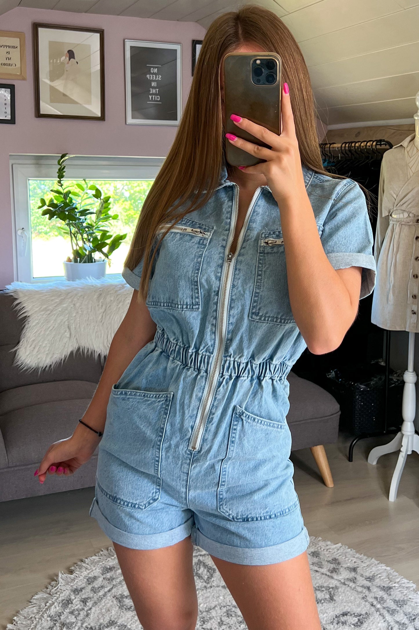 Combi-short Laura jeans