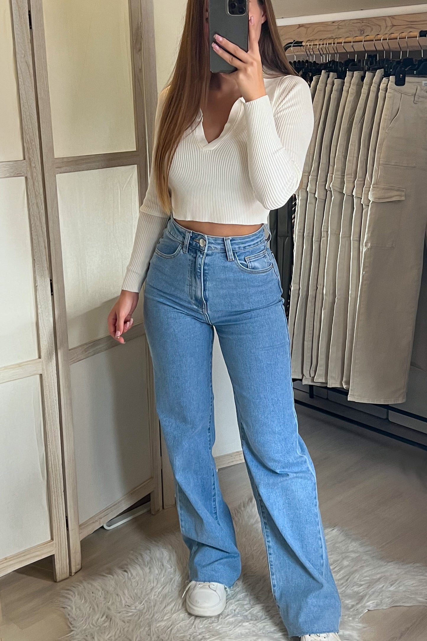 Jeans wide leg GIO